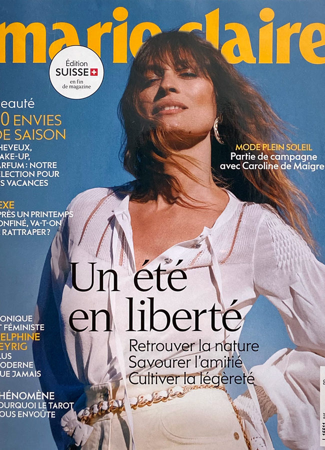 Couverture magazine Marie-Claire août 2020